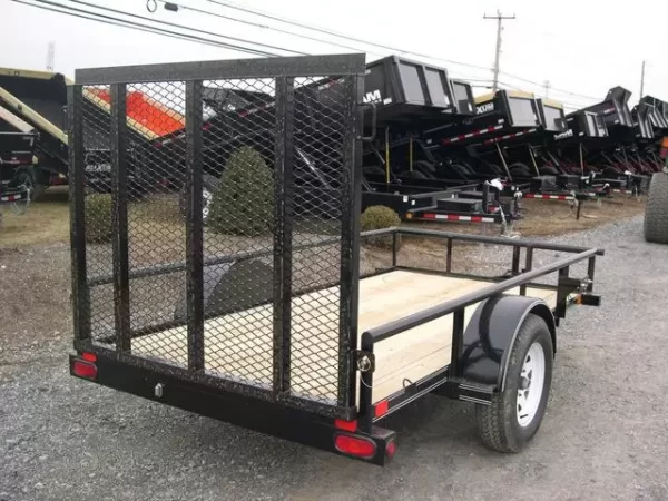 Big Tex 5 x 10 Landscape Utility Trailer – Rear Ramp Gate - Image 3