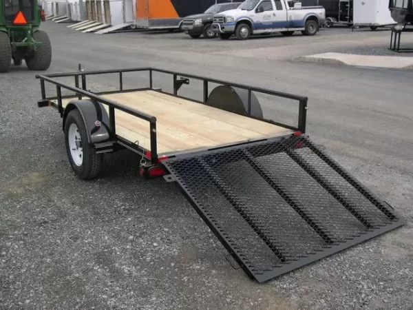 Big Tex 5 x 10 Landscape Utility Trailer – Rear Ramp Gate - Image 4