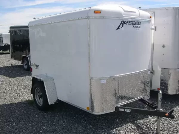 Homesteader 5 x 8 Enclosed Cargo Trailer Single Rear Door - Image 3