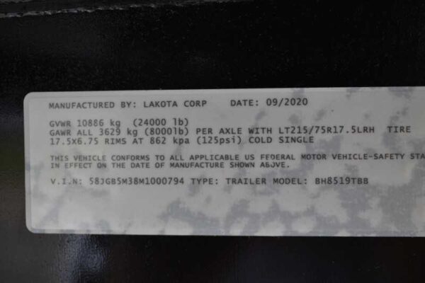 2021 Lakota BigHorn 5 Horse Trailer With Bunkbeds - Image 50