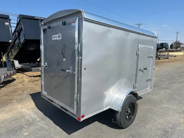 Carry On 5 x 10 Enclosed Cargo Trailer Ramp Door - Image 2