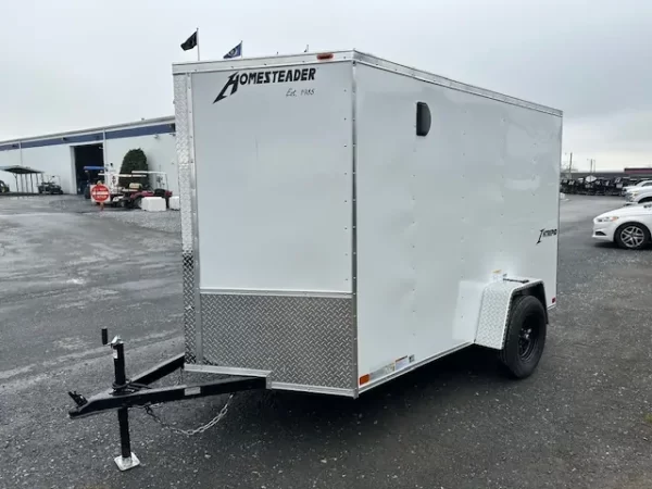 Homesteader 6×10 V-Nose Cargo Trailer – Ramp Door - Image 3