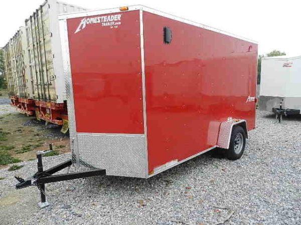Homesteader 6 x 12 V-Nose Enclosed Trailer – 6″ Added Height - Image 3