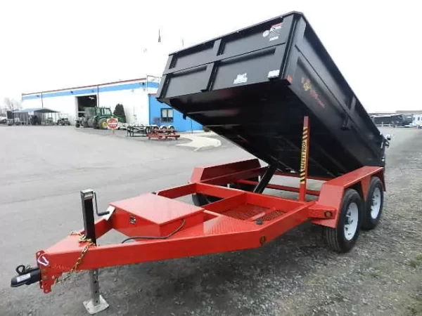BWise 6 x 10 Low Profile Dump Trailer Combo Gate and Ramps - Image 2