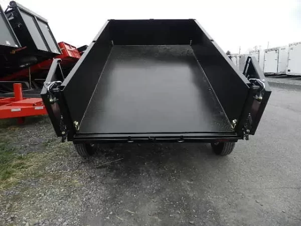 BWise 6 x 10 Low Profile Dump Trailer Combo Gate and Ramps - Image 4