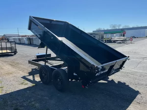 BWise 7 X 12 Dump Trailer 10K Combo Gate and Ladder Ramps - Image 4