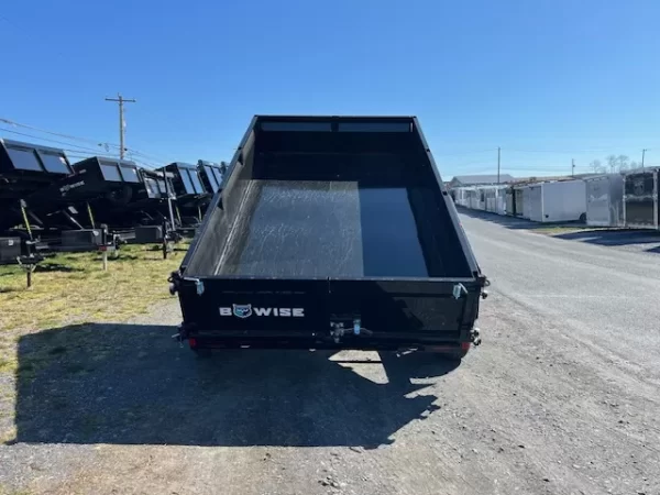 BWise 7 X 12 Dump Trailer 10K Combo Gate and Ladder Ramps - Image 5