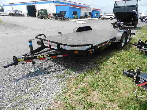 Big Tex 83″ x 18′ Steel Deck Car Trailer 10K GVW - Image 2