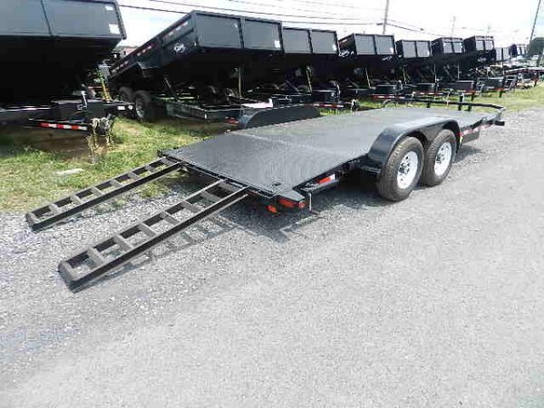 Big Tex 83″ x 18′ Steel Deck Car Trailer 10K GVW - Image 5