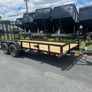 Big Tex 7 x 18 Landscape Utility Trailer – 10K Heavy Duty Ramp