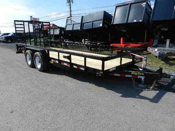 Big Tex 7 x 20 Heavy Duty Landscape Trailer Split Gate - Image 2