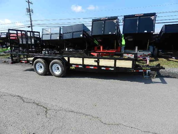 Big Tex 7 x 20 Heavy Duty Landscape Trailer Split Gate