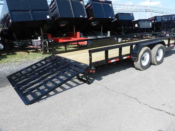 Big Tex 7 x 20 Heavy Duty Landscape Trailer Split Gate - Image 5