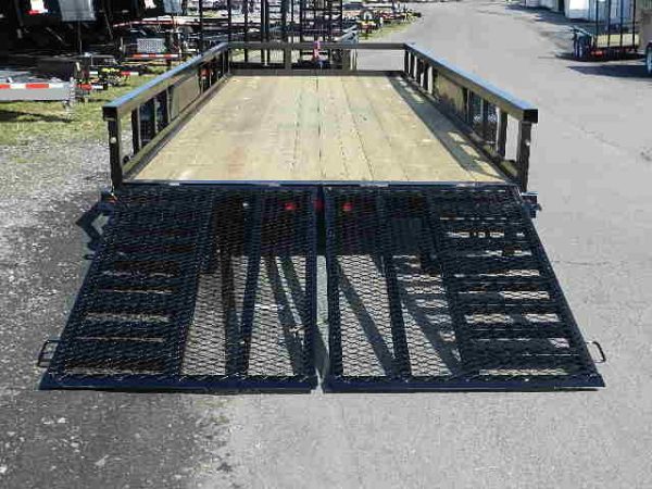 Big Tex 7 x 20 Heavy Duty Landscape Trailer Split Gate - Image 6