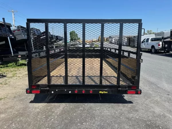 Big Tex 7 x 16 Utility Trailer 2′ Solid Steel Sides - Image 2