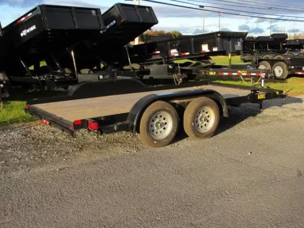 Big Tex 7 x 14 Economy Tandem Axle Car Hauler – Slide Out Ramps - Image 3