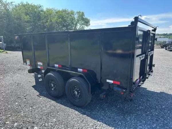 Big Tex 7 x 14 Low Profile Dump Trailer – 4′ Solid Steel Sides - Image 2