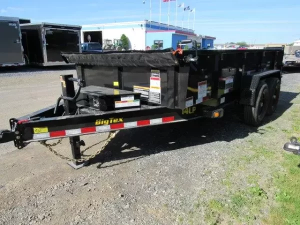 Big Tex 7 x 14 Low Profile Dump Trailer Scissor Lift - Image 2