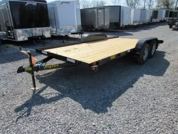Big Tex 7 x 16 Economy Tandem Axle Car Hauler – Slide Out Ramps - Image 2