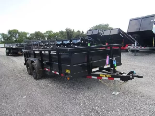 Big Tex 7 x 16 Landscape Utility Trailer Solid Steel Sides