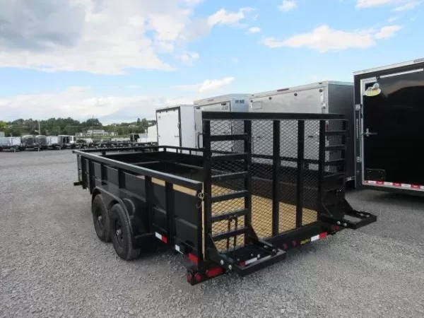 Big Tex 7 x 16 Landscape Utility Trailer Solid Steel Sides - Image 5