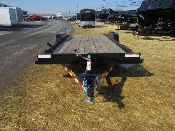 Big Tex 83″ x 20′ Wood Deck Open Car Trailer 10K GVW - Image 4