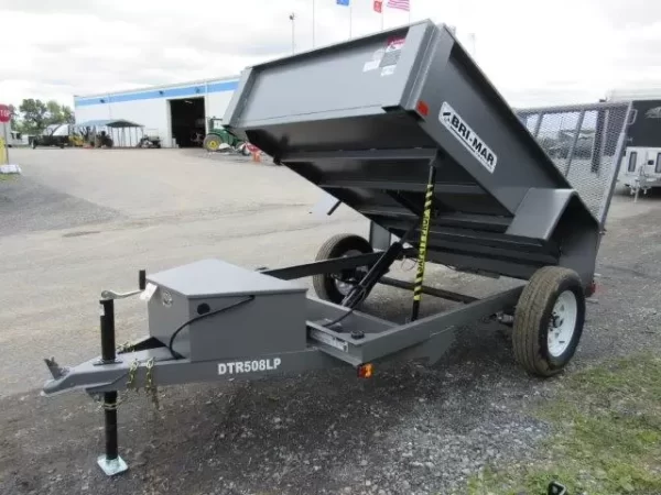BWise 5 x 8 Single Axle Dump Trailer Landscape Gate - Image 3