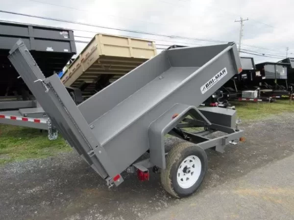 BWise 5 x 8 Single Axle Dump Trailer Landscape Gate - Image 6