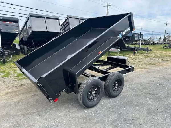 BWise 6 x 10 Low Profile Dump Trailer 6K Axles - Image 2