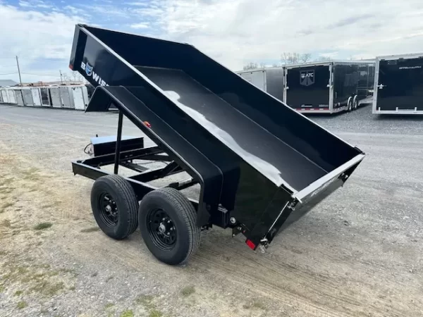 BWise 6 x 10 Low Profile Dump Trailer 6K Axles - Image 4