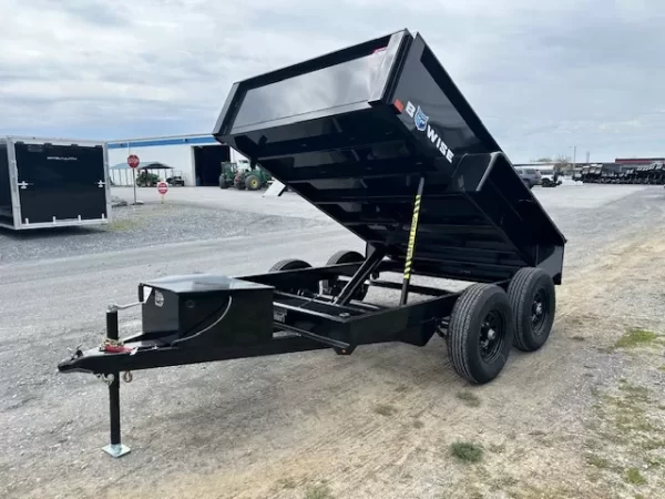 BWise 6 x 10 Low Profile Dump Trailer 6K Axles - Image 5