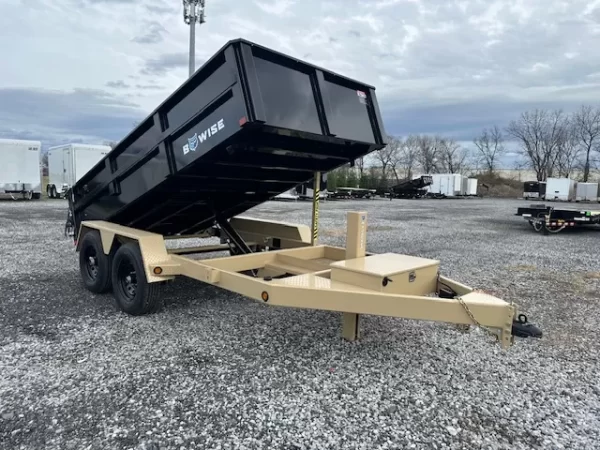 BWise 6 x 12 Low Profile Dump Trailer Hydraulic Jack