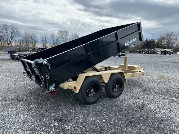 BWise 6 x 12 Low Profile Dump Trailer Hydraulic Jack - Image 4