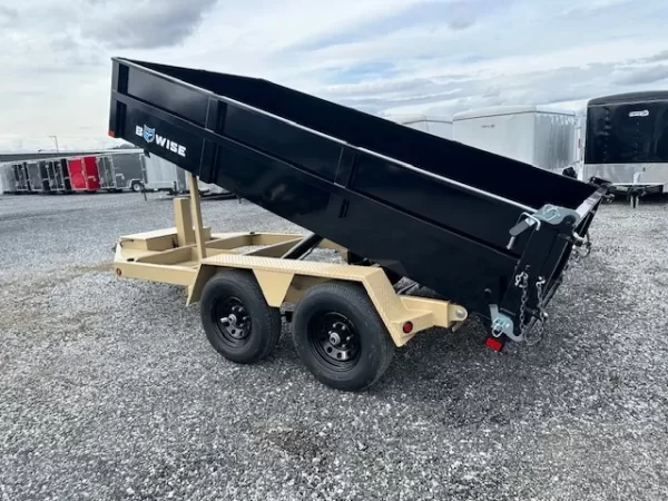 BWise 6 x 12 Low Profile Dump Trailer Hydraulic Jack - Image 6