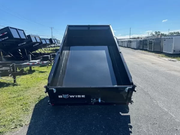 BWise 6 x 12 Dump Trailer Combo Gate and Slide Out Ramps - Image 4