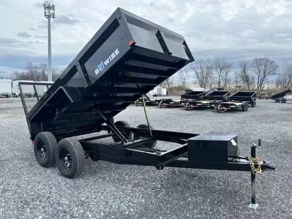 BWise 6 x 12 Dump Trailer Landscape Ramp