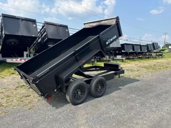 BWise 6 x 12 Low Profile Dump Trailer Tarp Kit - Image 5
