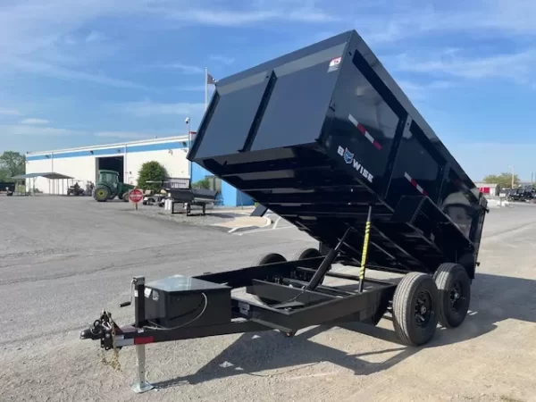 BWise 7 x 12 High Side Dump Trailer Barn Doors - Image 3