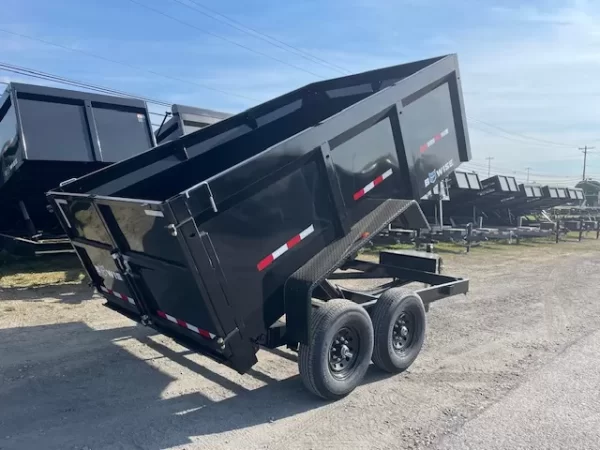 BWise 7 x 12 High Side Dump Trailer Barn Doors - Image 5