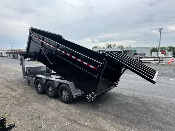BWise 7 x 16 Gooseneck Tri-Axle Dump – Ultimate Dump Trailer - Image 6