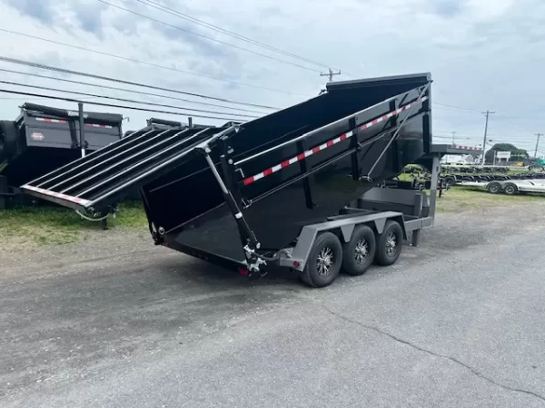 BWise 7 x 16 Gooseneck Tri-Axle Dump – Ultimate Dump Trailer - Image 8