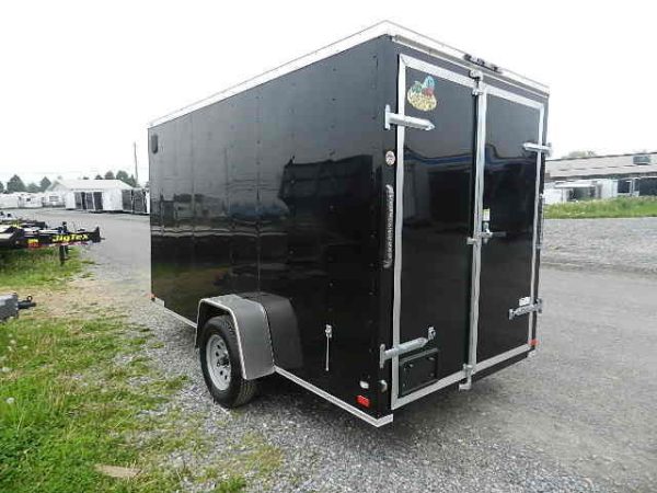 Covered Wagon 6 x 12 Enclosed Trailer – Barn Doors & 6″ Up - Image 2