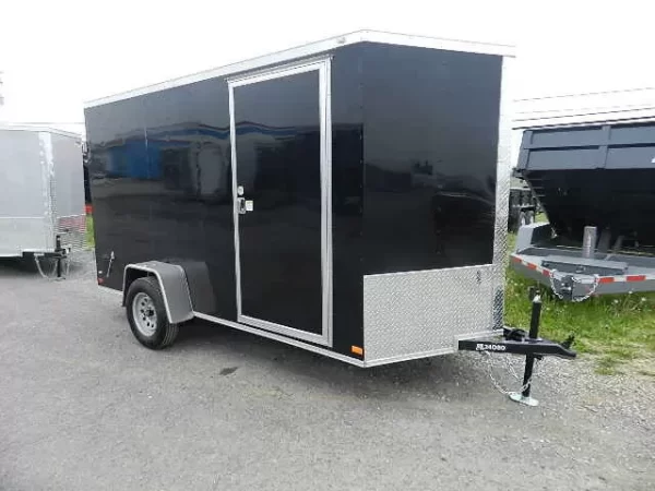 Covered Wagon 6 x 12 Enclosed Trailer – Barn Doors & 6″ Up