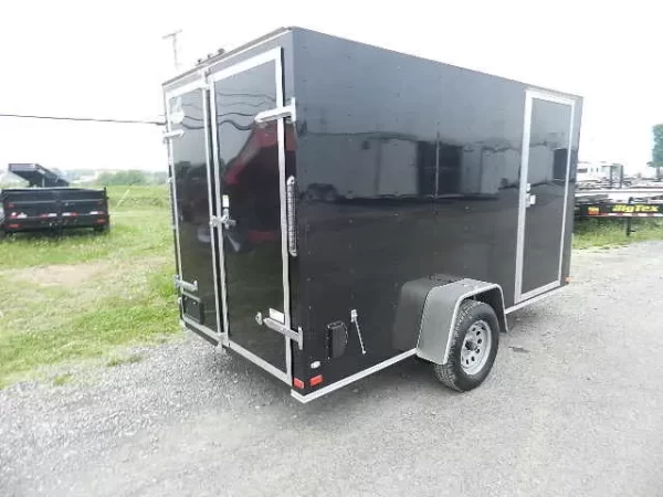 Covered Wagon 6 x 12 Enclosed Trailer – Barn Doors & 6″ Up - Image 7