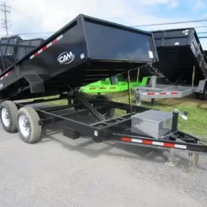 CAM Superline 6 x 12 Dump Trailer With a Landscape Gate