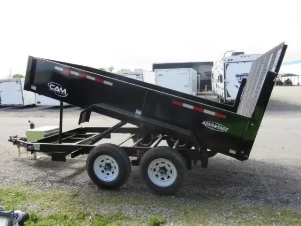 CAM Superline 6 x 12 Dump Trailer With a Landscape Gate - Image 4