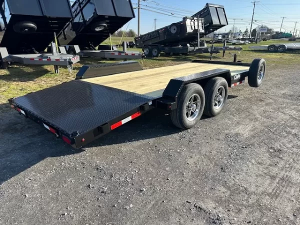 CAM Superline 7 x 18 Open Car Hauler Slide Out Ramps - Image 2