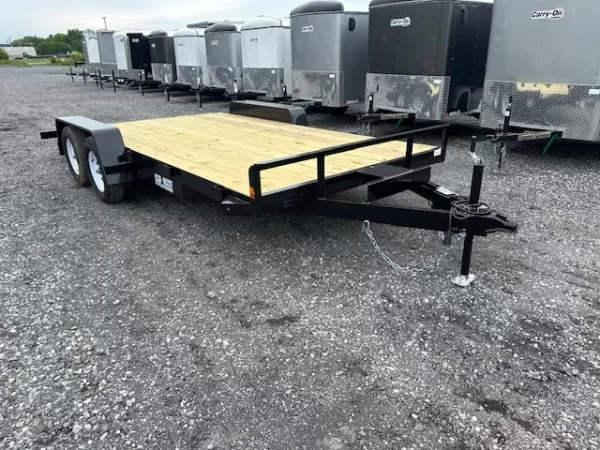Car Mate 7 x 16 Car Trailer – 7K with Slide In Ramps