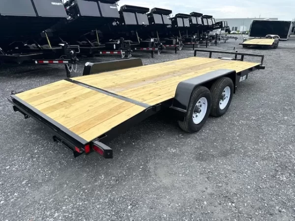 Car Mate 7 x 18 Open Car Trailer 10K Slide In Ramps - Image 5
