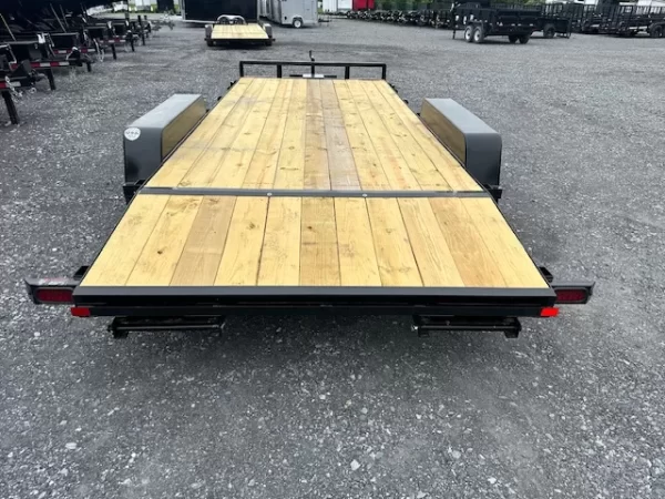 Car Mate 7 x 18 Open Car Trailer 10K Slide In Ramps - Image 6
